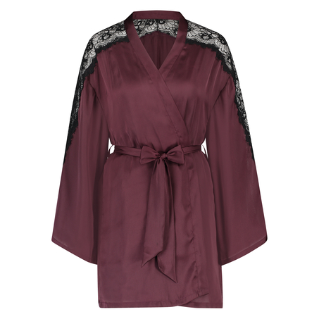 Kimono Satin Nadia, Rood