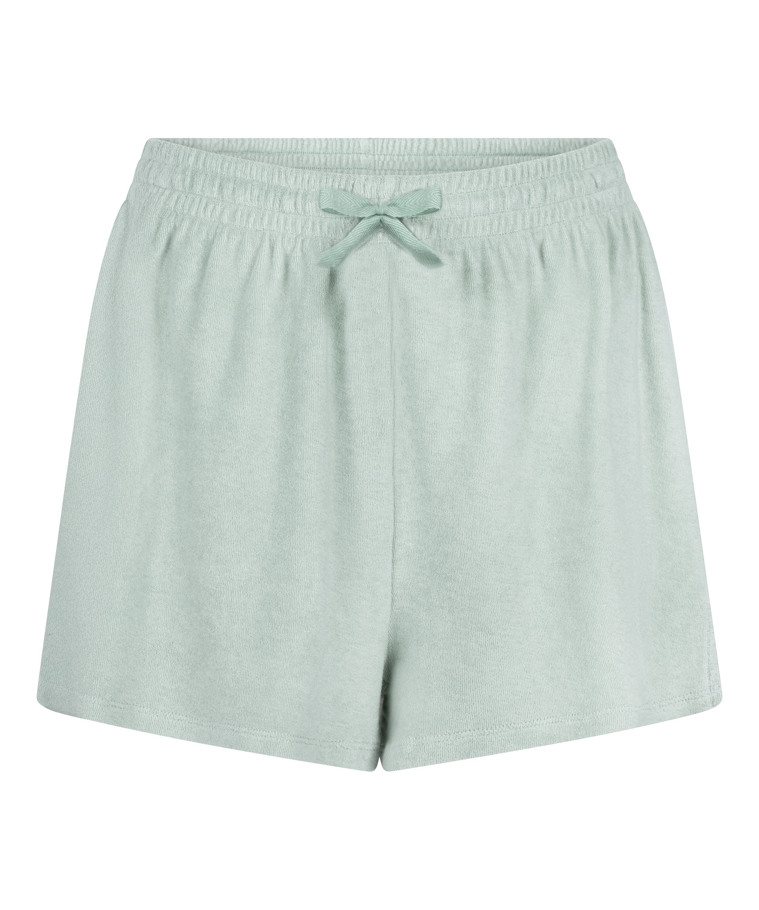 Short en tissu &eacute;ponge, Vert