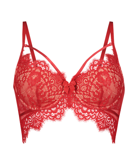 Soutien-gorge à armatures préformé longline Marilee, Rouge