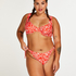 Haut de bikini &agrave; armatures non pr&eacute;form&eacute; Paisley, Rouge