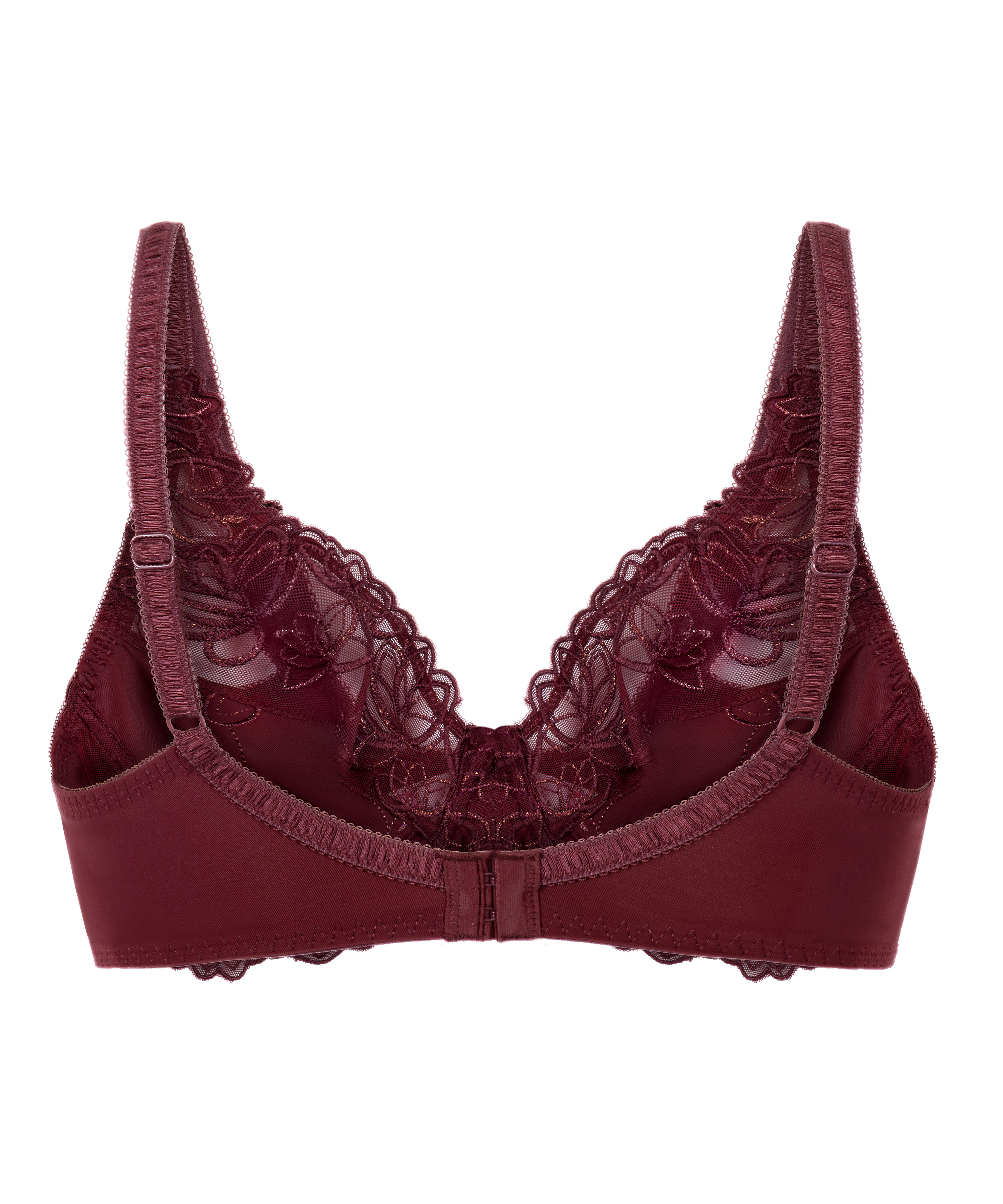 Soutien-gorge &agrave; armatures non-pr&eacute;form&eacute; Diva, Rouge, main