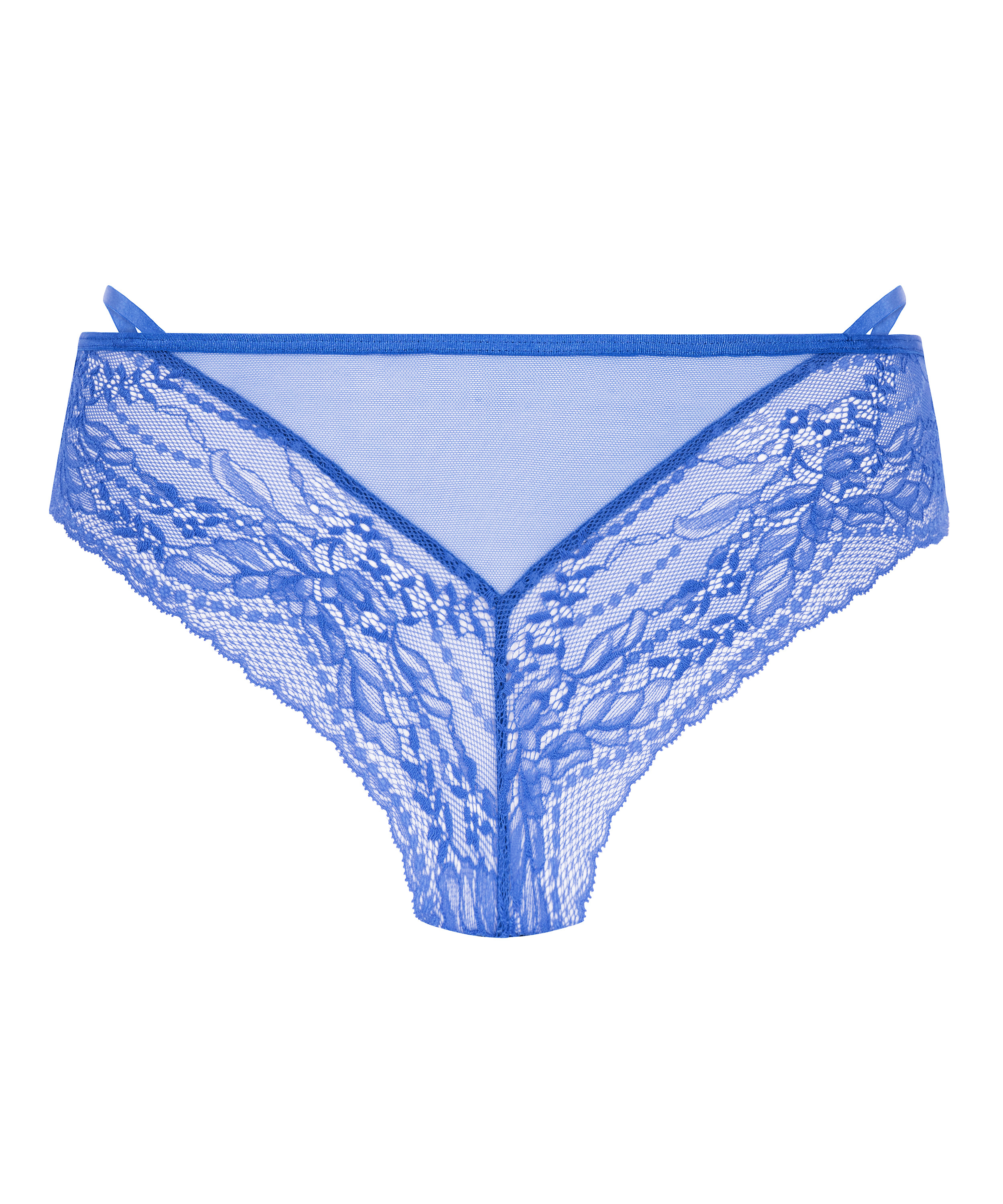 Slip brésilien Anna, Bleu, main