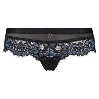 Slip br&eacute;silien Enchanted Doutzen, Noir