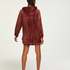Velours Dress Oodie, Bruin