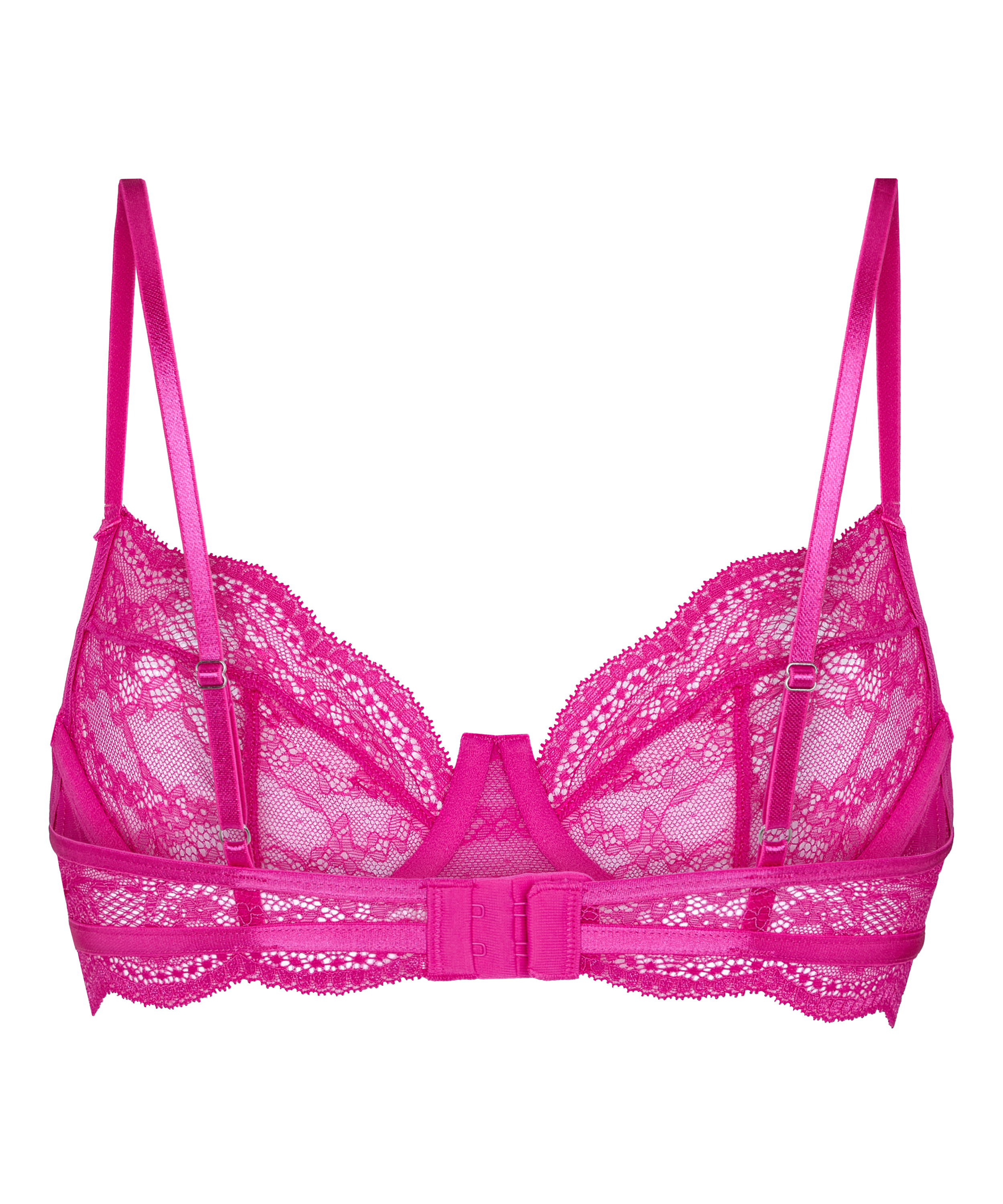 Soutien-gorge non-rembourr&eacute; &agrave; armatures Isabelle, Rose, main