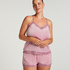 Cami top Velours Lace, Paars