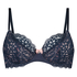 Niet-voorgevormde beugel bh Marine, Blauw