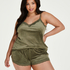 Short velours dentelle, Vert