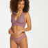Slip brésilien V-shape mesh, Pourpre