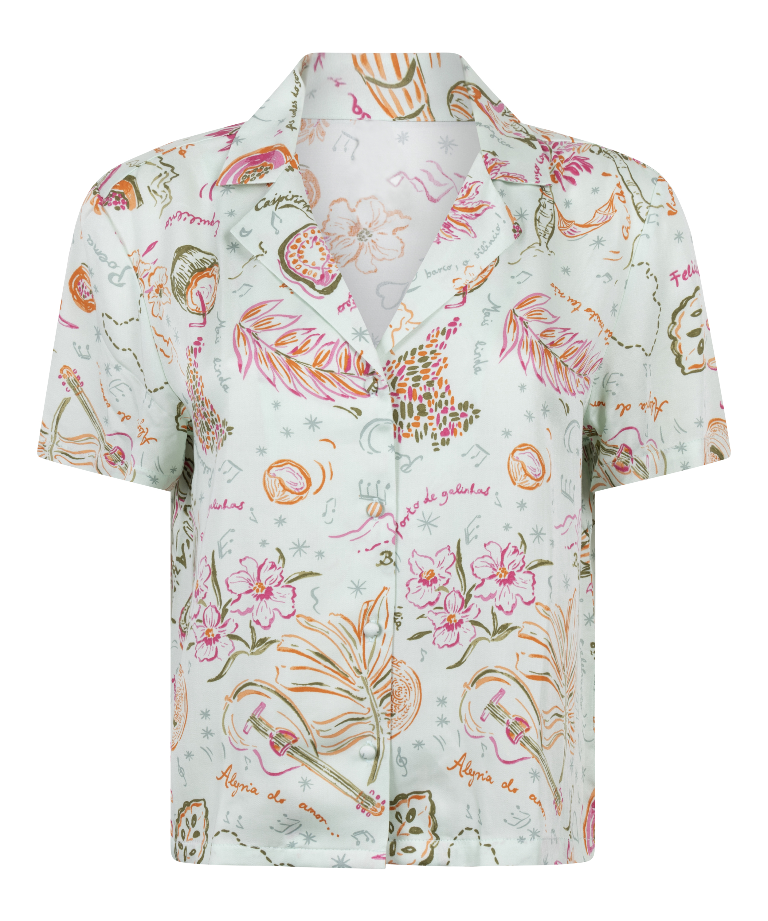 Veste en satin, Vert, main