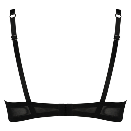 Non-padded underwired bra Elle, Noir