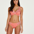 Slip taille haute Diva, Rose