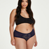 V-shape brazilian Franzi Curvy, Blauw
