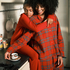 Pyjamatop Flannel, Rood