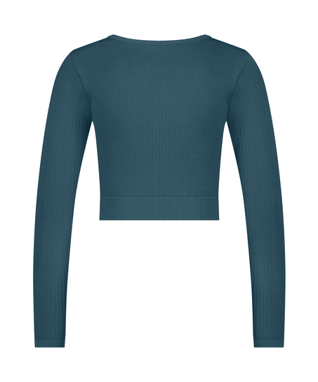 HKMX Sport cropped top Seamless, Groen
