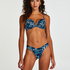 Voorgevormde beugel bikinitop Leo, Blauw