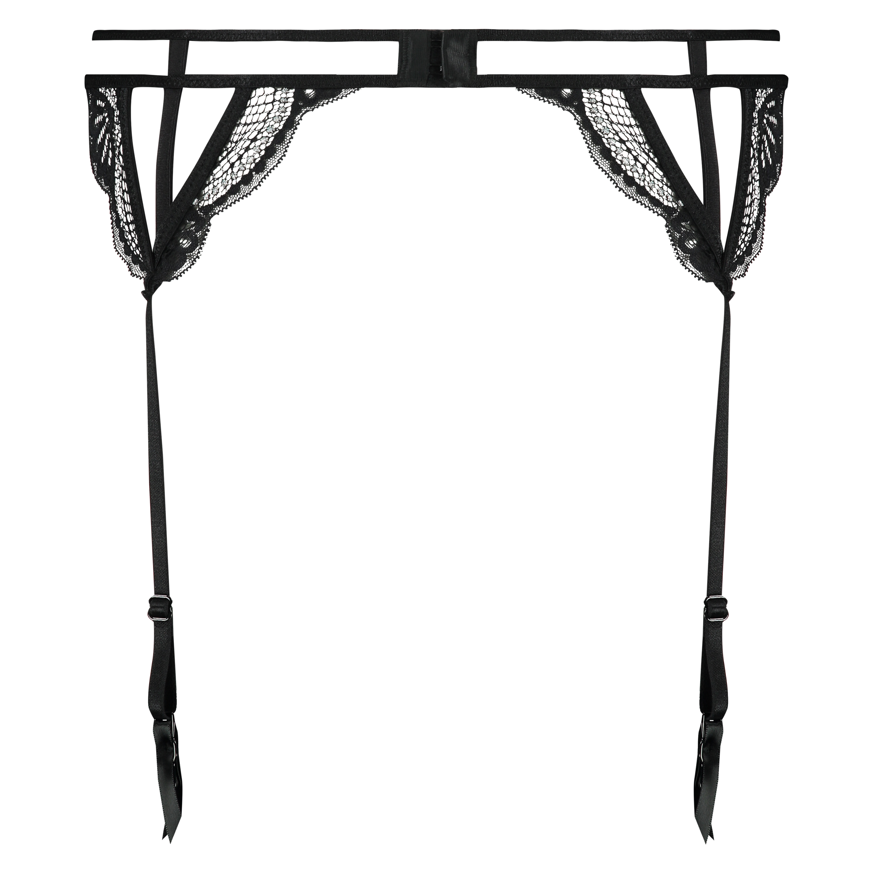 Porte-jarretelles Ziggy, Noir, main