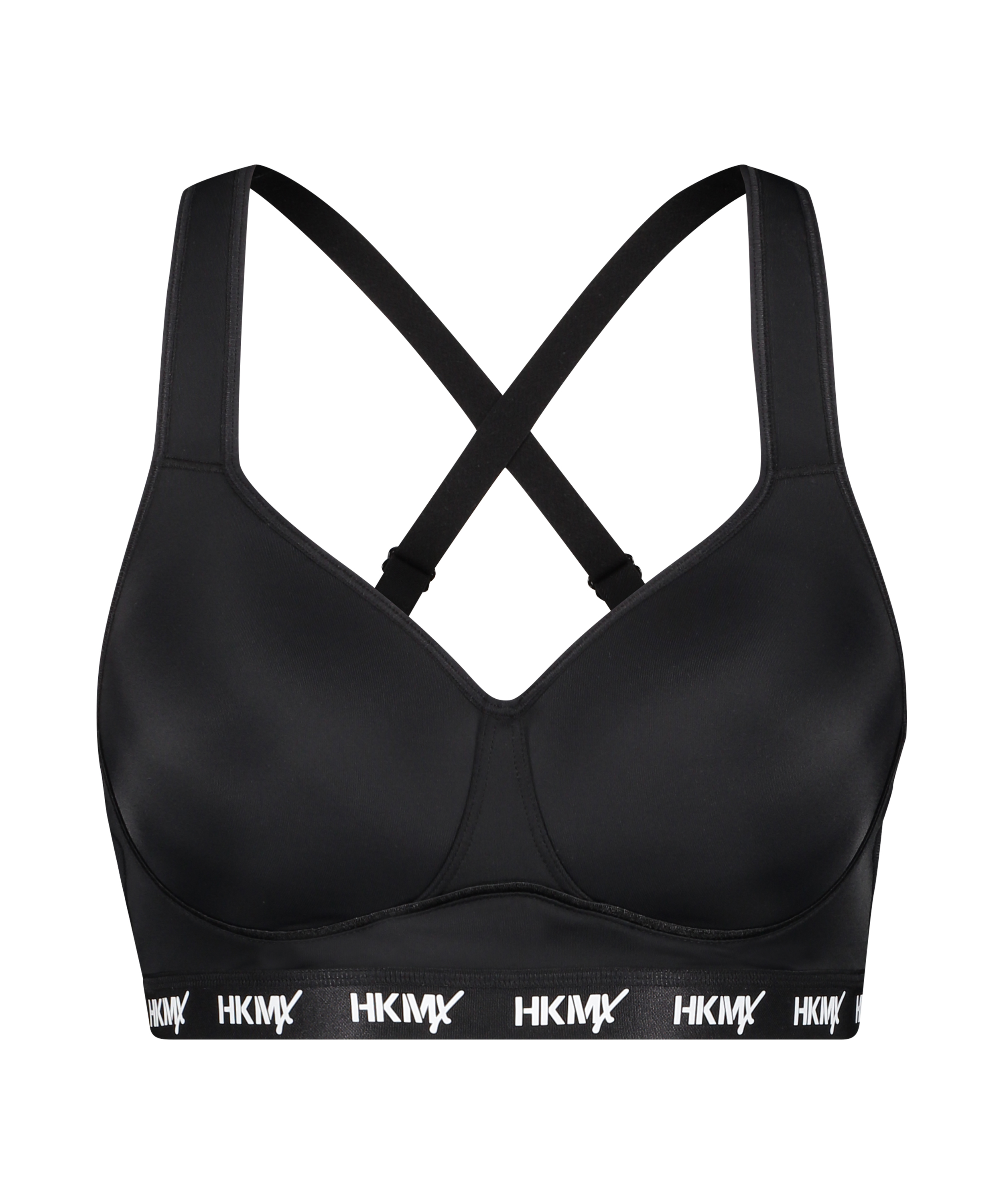 HKMX Soutien-gorge de sport The All Star Maintien niveau 2, Noir, main