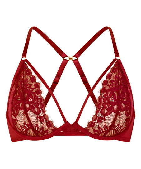 Soutien-gorge à armatures non-préformé Cinnamon, Rouge
