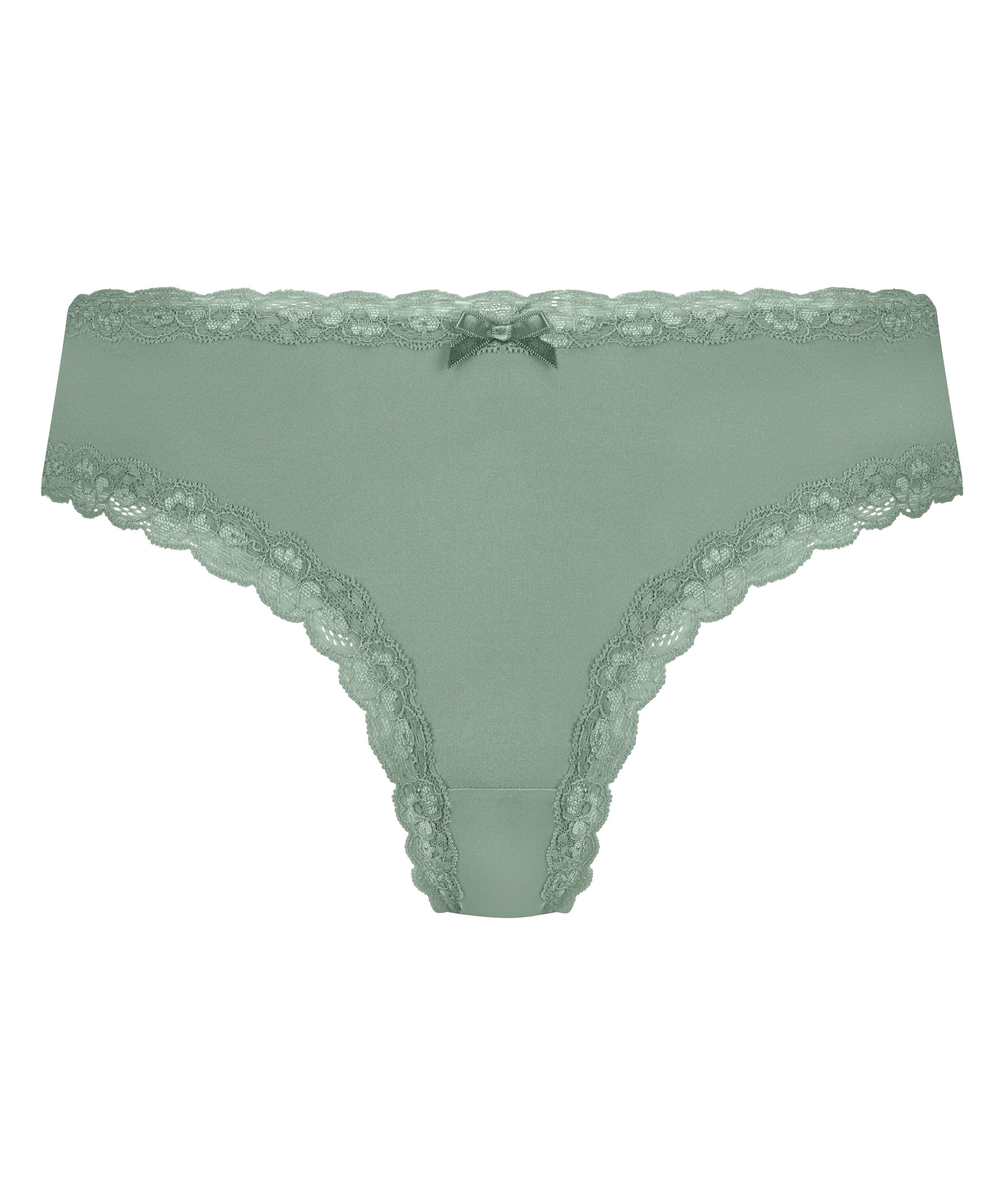 Slip br&eacute;silien V-shape mesh, Vert