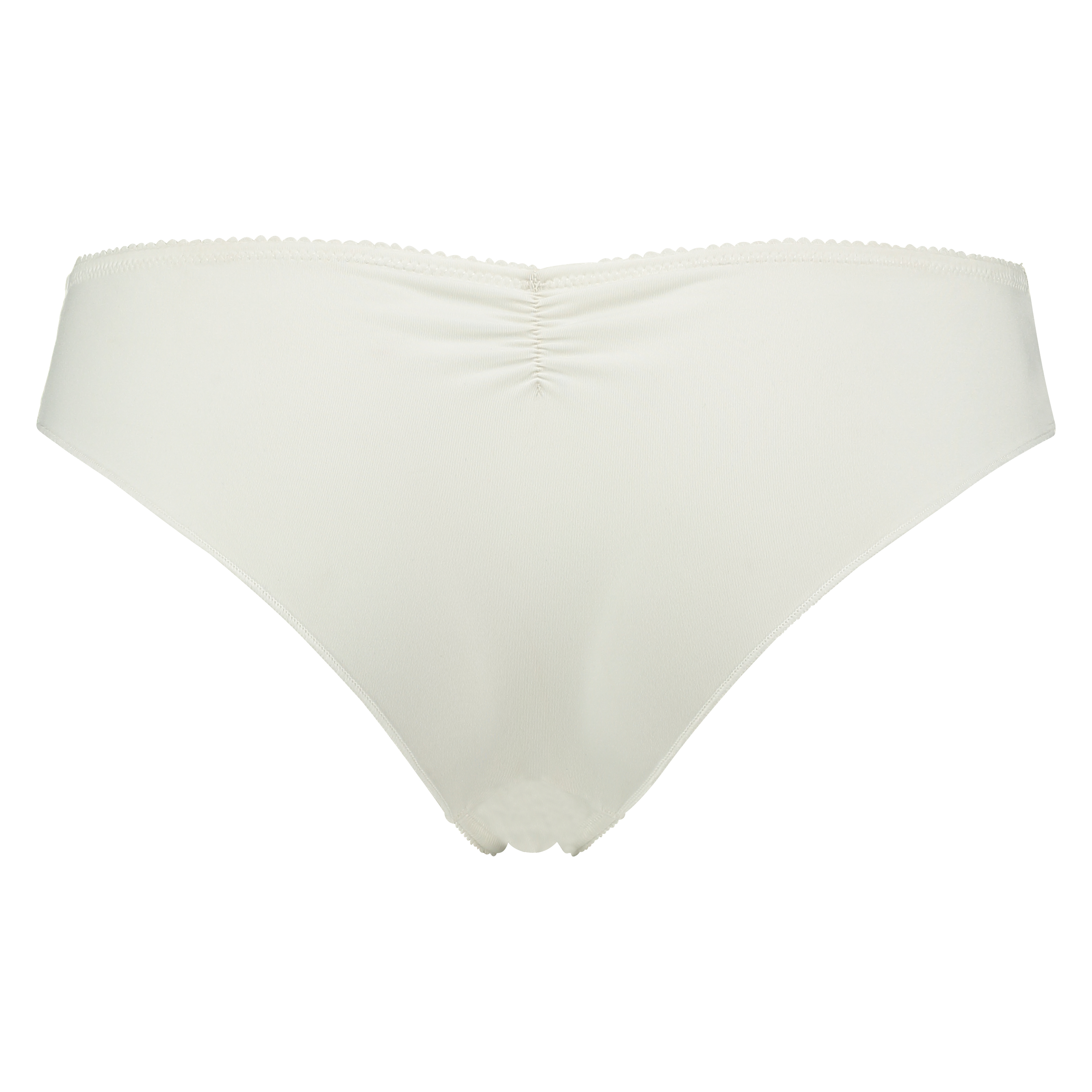 Slip br&eacute;silien Bambi bow, Blanc, main