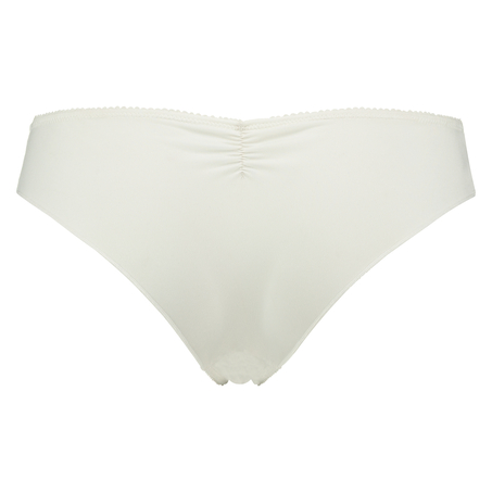 Slip br&eacute;silien Bambi bow, Blanc