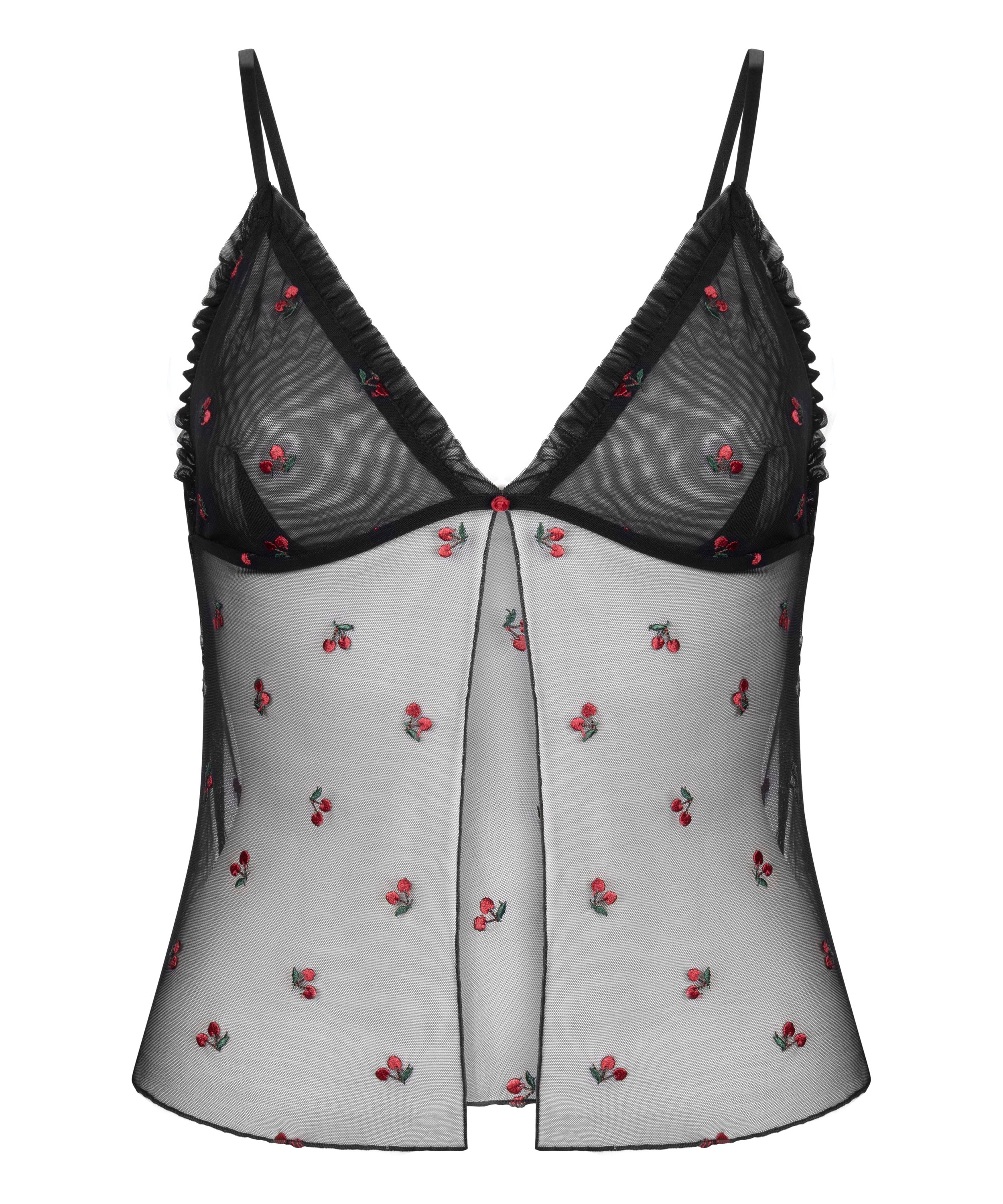 Mesh Cami Chelsey, Zwart, main