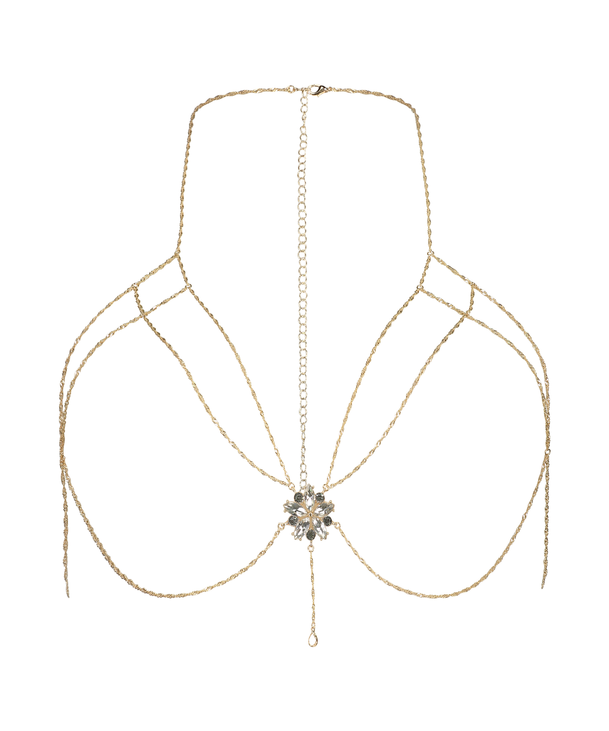 Bralette chain Top, Geel, main
