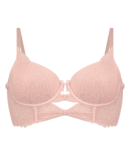 Soutien-gorge &agrave; armatures longline pr&eacute;form&eacute; Juliette, Rose