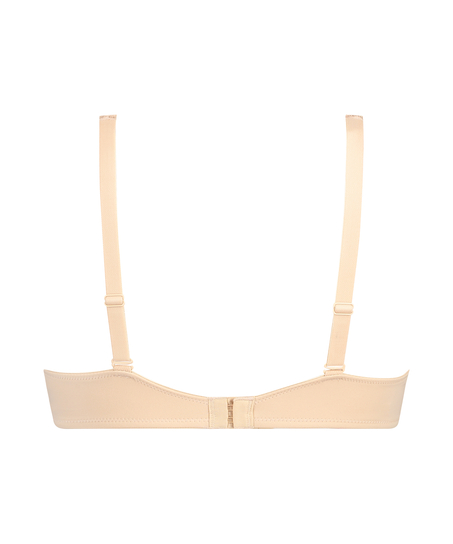 Niet-voorgevormde beugel bh Satin fleece, Beige