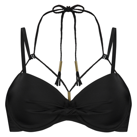 Voorgevormde beugel bikinitop Sunset Dream, Zwart