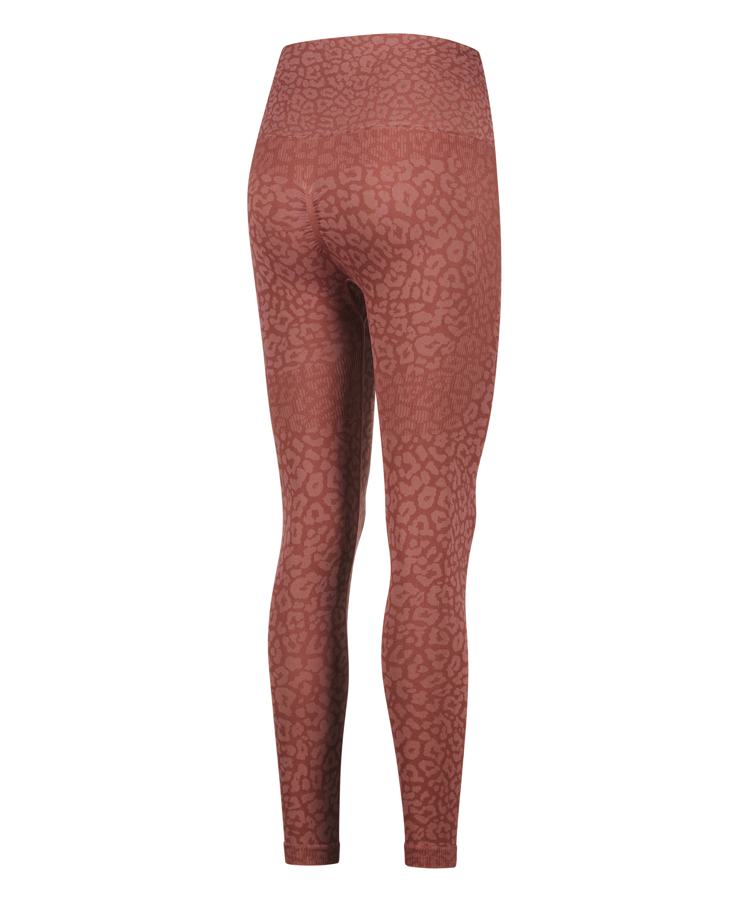 Legging de sport sans coutures taille haute HKMX, Rose, main