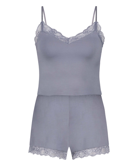 Korte pyjamaset Cami, Paars