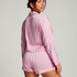 Pyjama short Satin, Roze