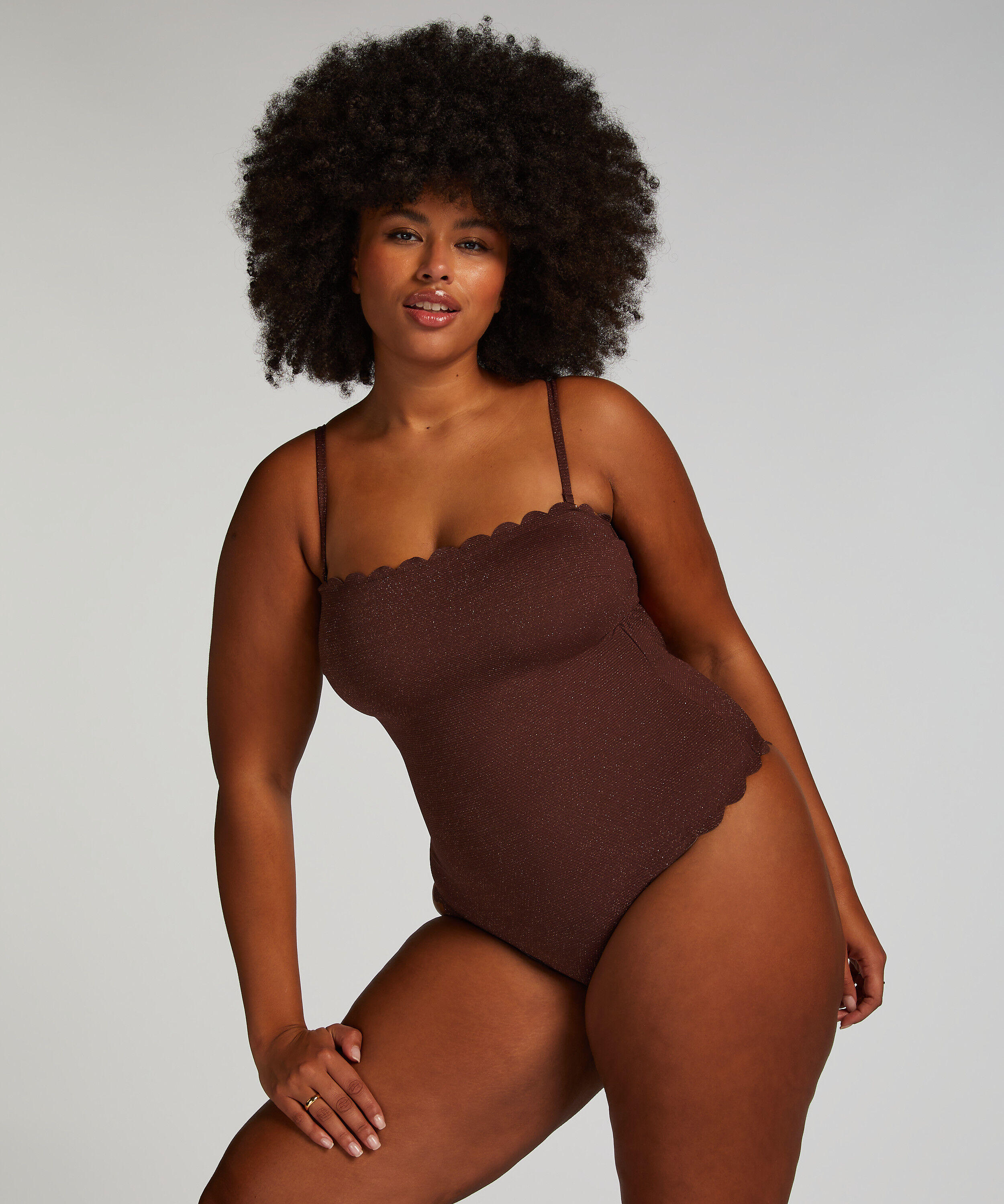 Maillot de bain Bandeau Scallop