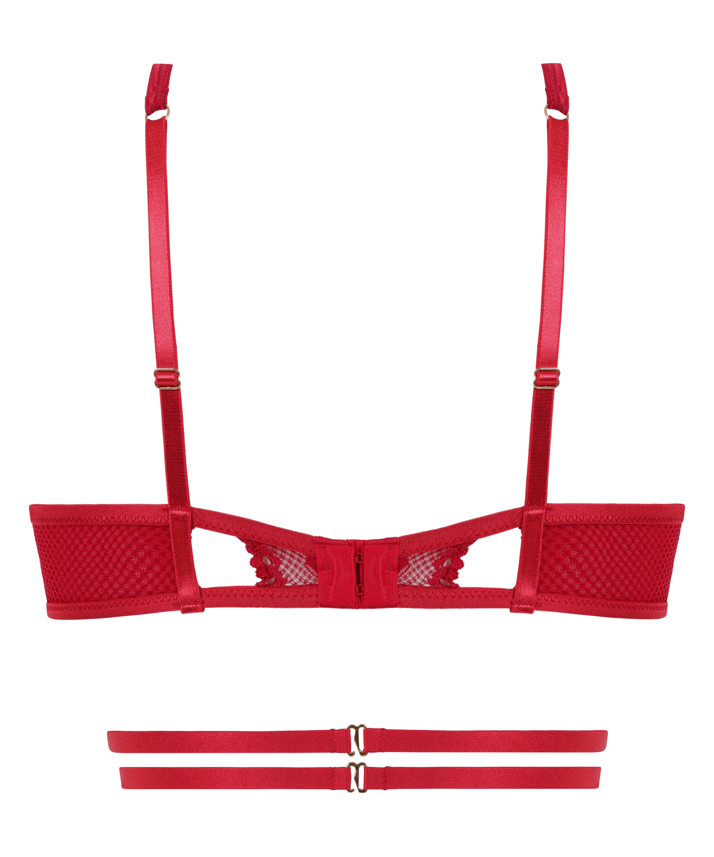 Bralette Pleasure, Rood, main