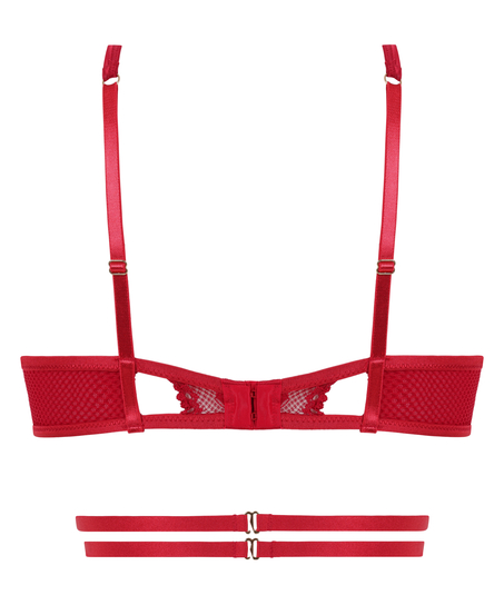 Bralette Pleasure, Rood