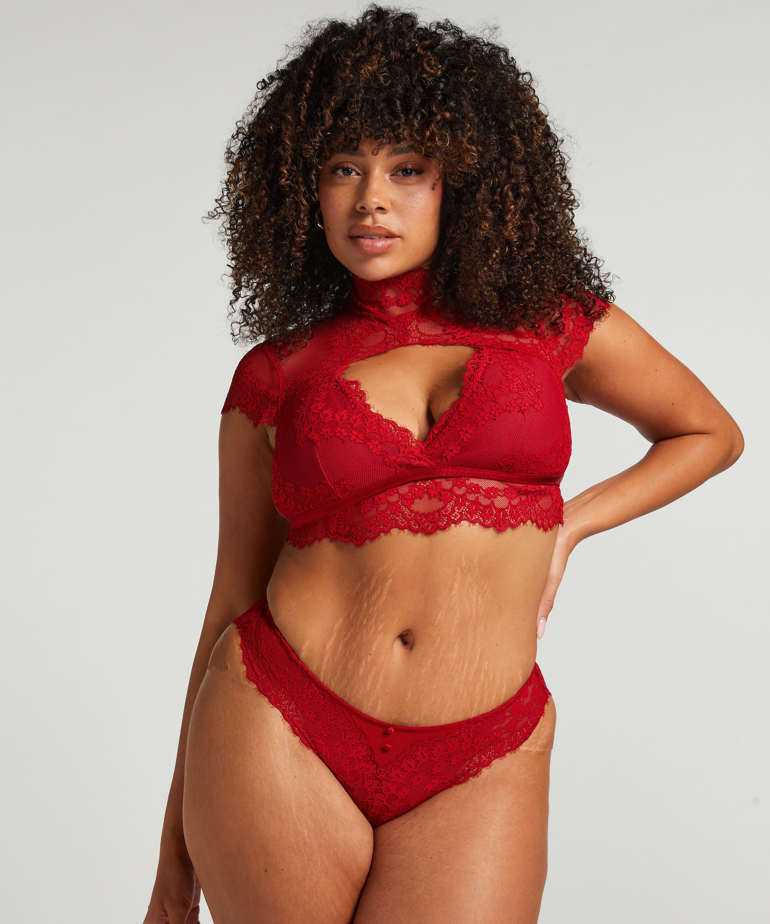 Slip brésilien Daisy, Rouge Slip brésilien Daisy, Rouge
