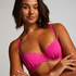 Haut de bikini Lurex Scallop, Rose