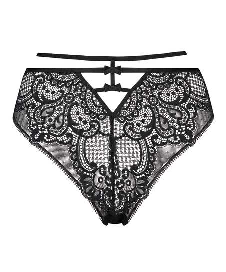 Slip br&eacute;silien Anita, Noir