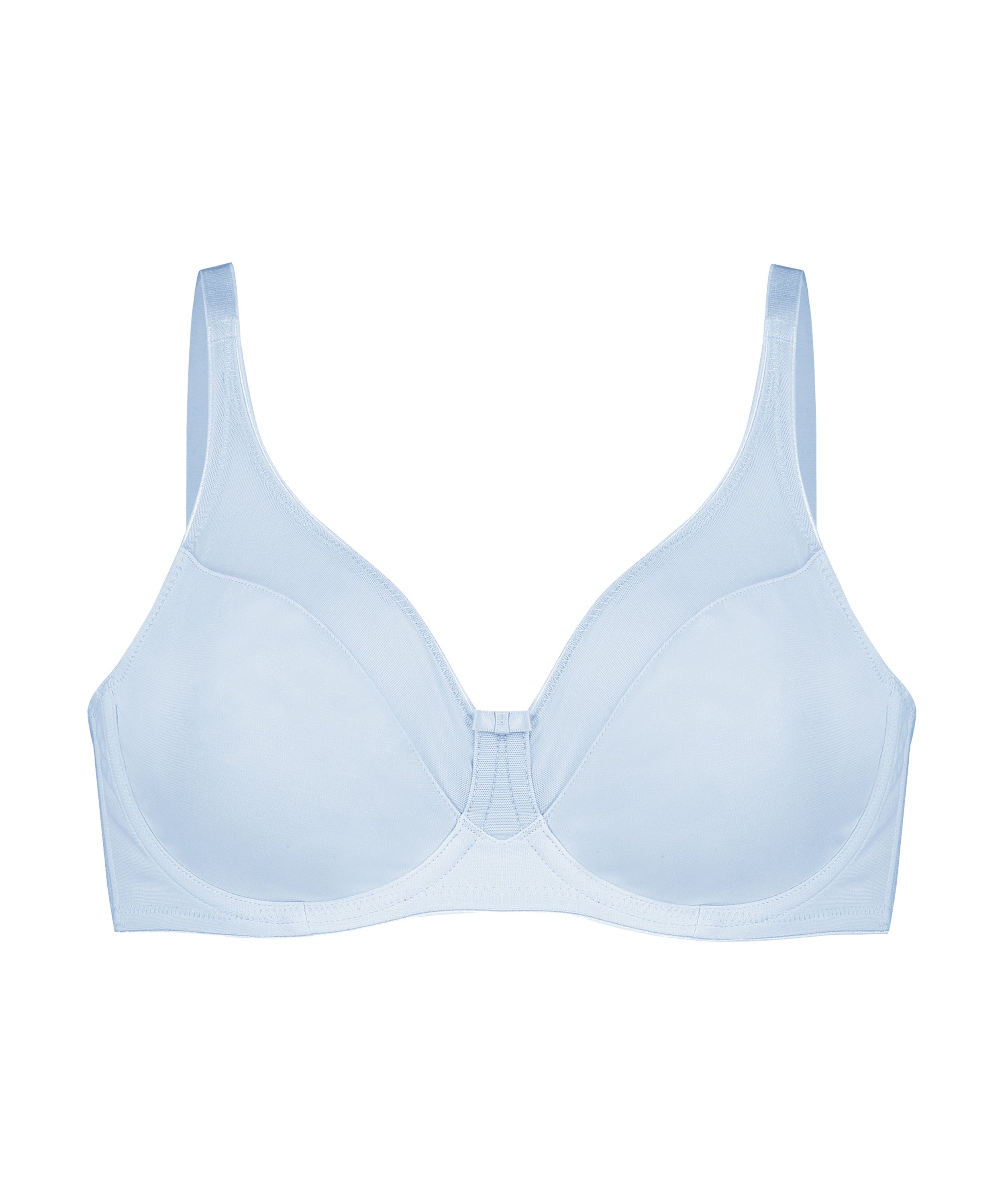 Soutien-gorge à armatures non-préformé minimiseur Nina, Bleu, main