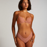 Brazilian V-shape mesh, Roze