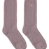 Chaussettes Duveteuses, Pourpre
