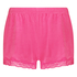 Short Velours Kant, Roze
