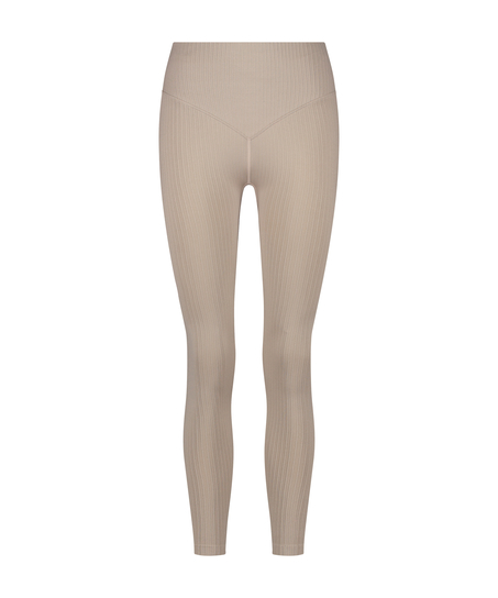HKMX High waisted naadloze sportlegging, Beige