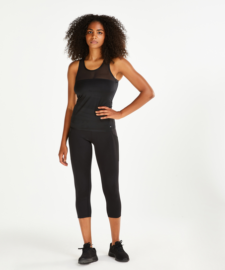 D&eacute;bardeur en maille Bonded HKMX, Noir