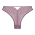 Slip brésilien échancré Clara, Pourpre