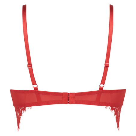 Voorgevormde longline beugel bh Yves, Rood