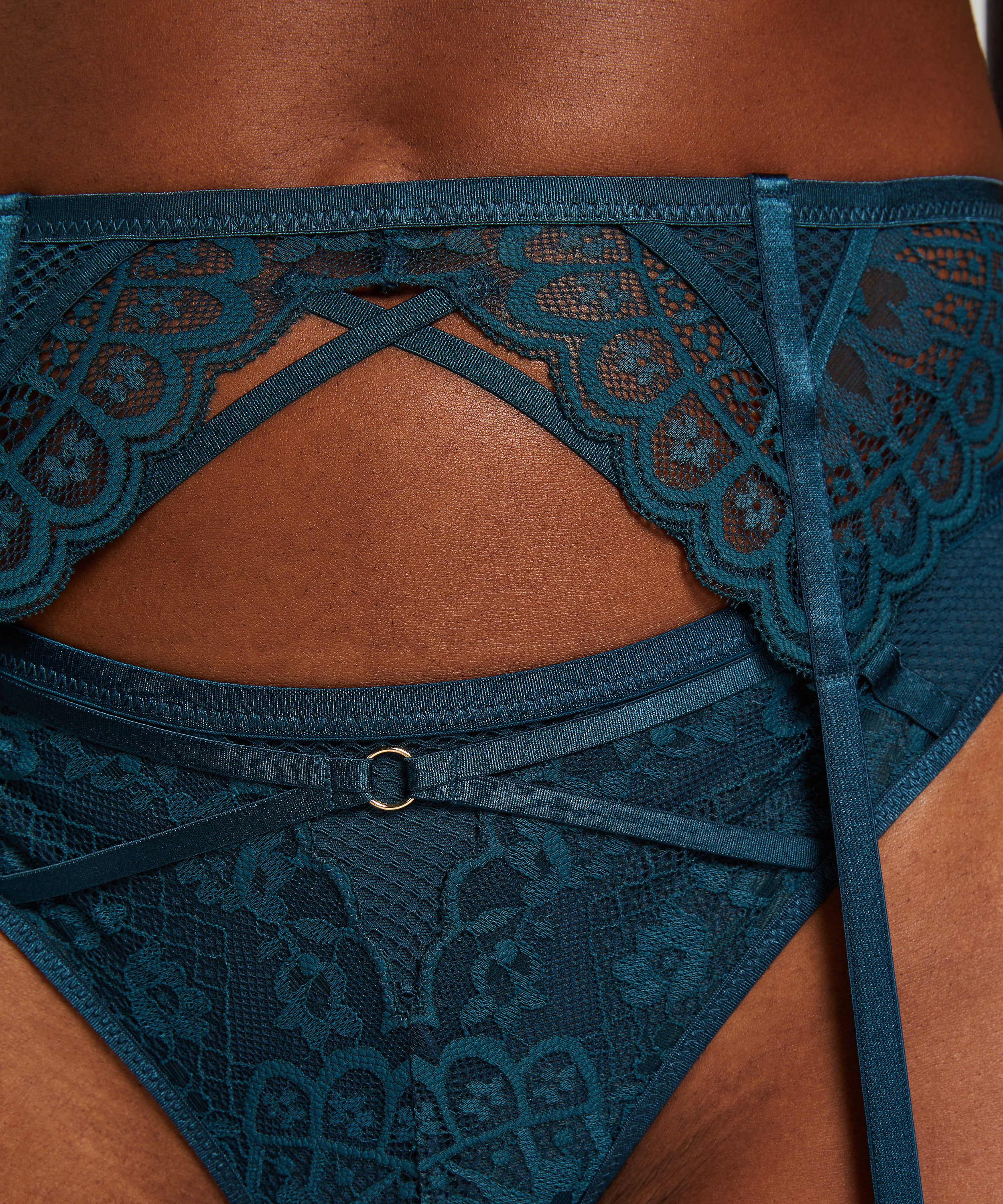 Jarretels Riri, Blauw, main