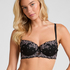Soutien-gorge &agrave; armatures rembourr&eacute; Chloe, Noir